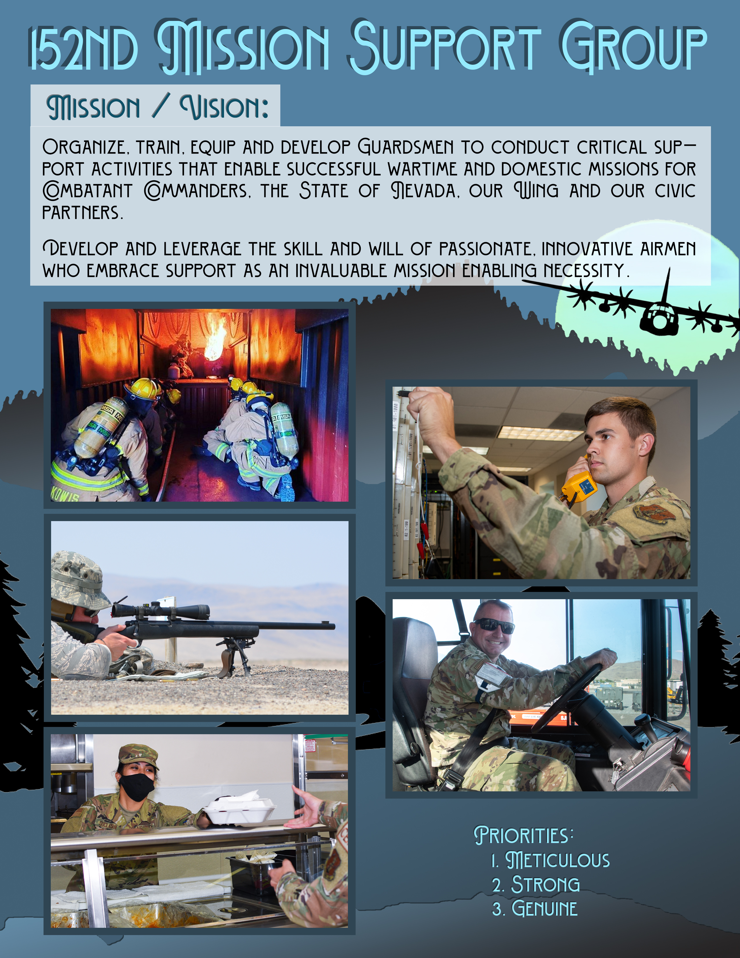 Mission Support Group Infographic